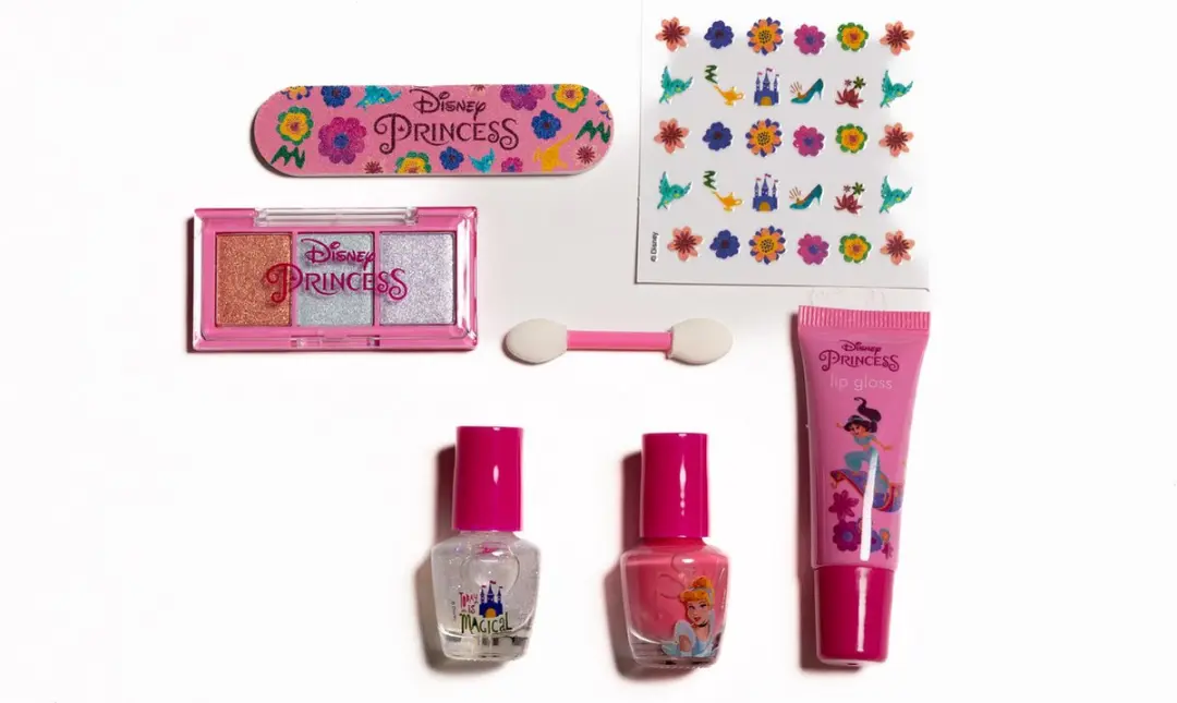 Disney Princess Lipgloss & Nagellak Set - Roze/Paars