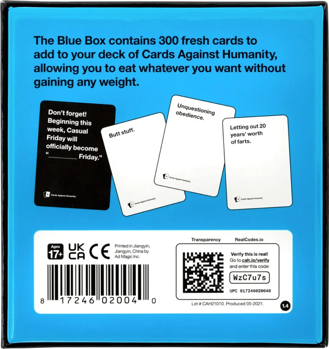 Cards Against Humanity Blue Box Uitbreiding - 3532