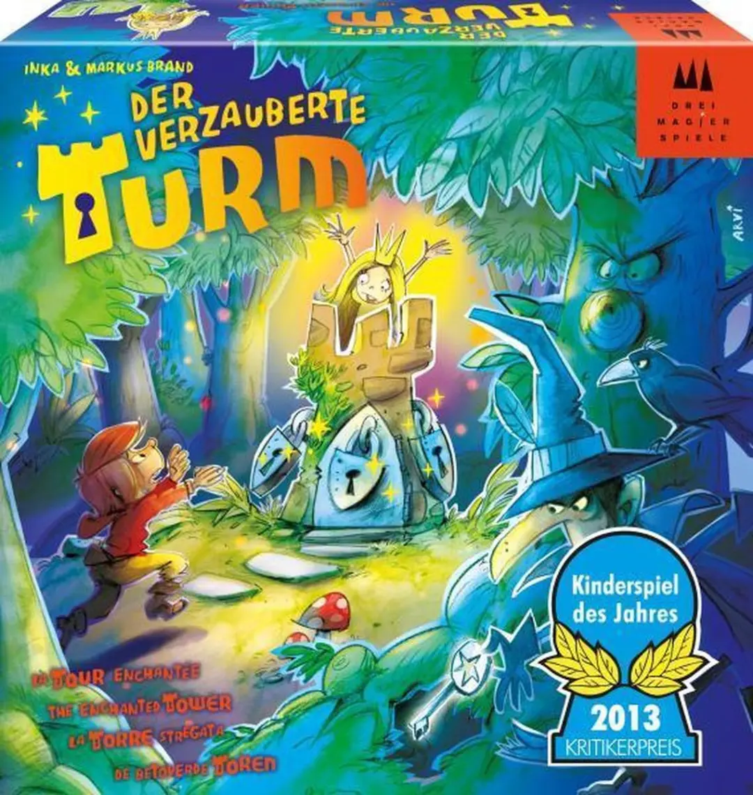 Drie Magiers Der Verzauberte Turm Gezelschapsspel