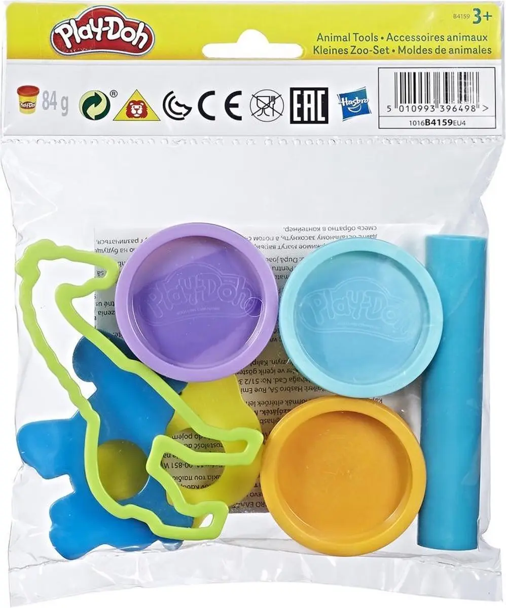 Play-Doh Animal Tools + 3 Potjes Klei 84g