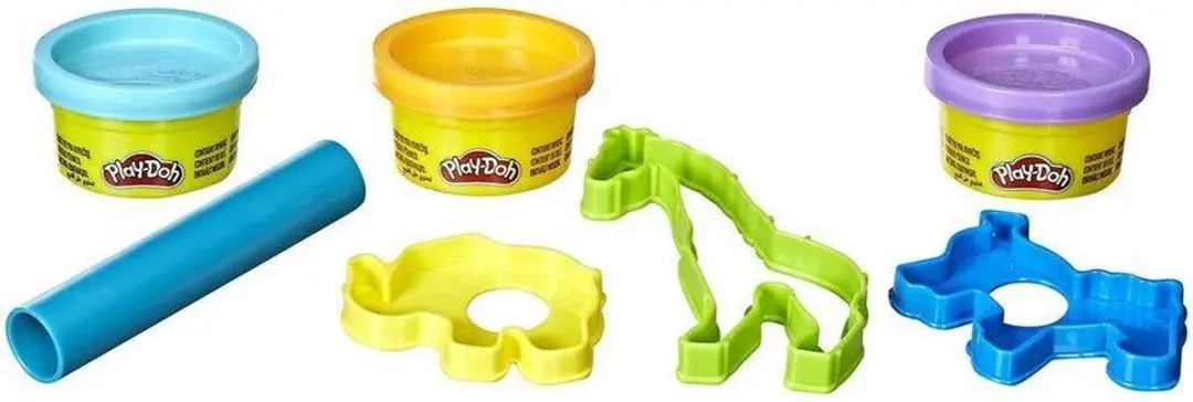 Play-Doh Animal Tools + 3 Potjes Klei 84g