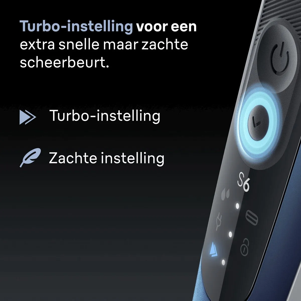 Braun Series 6 62-B1200S Scheerapparaat - Blauw