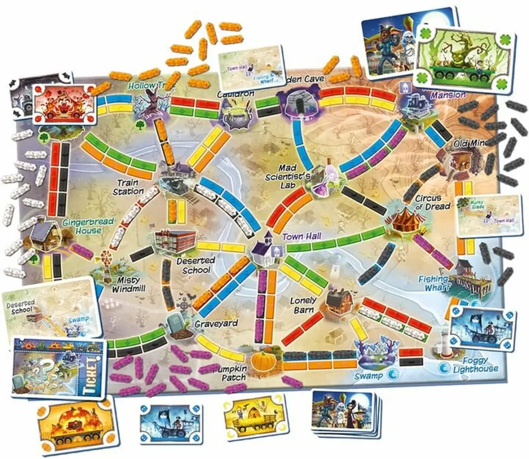 Days of Wonder Ticket to Ride Spookstad Bordspel - 2-4 Spelers