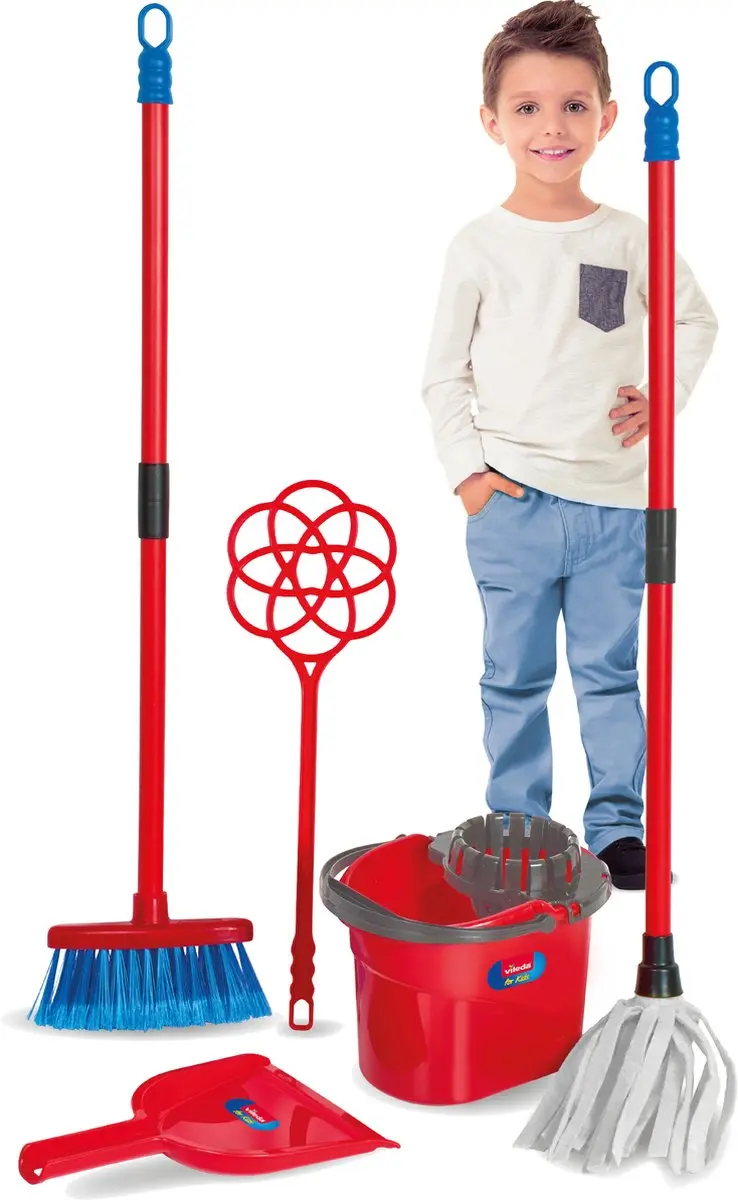 Vileda Kinder Schoonmaakset - Rood