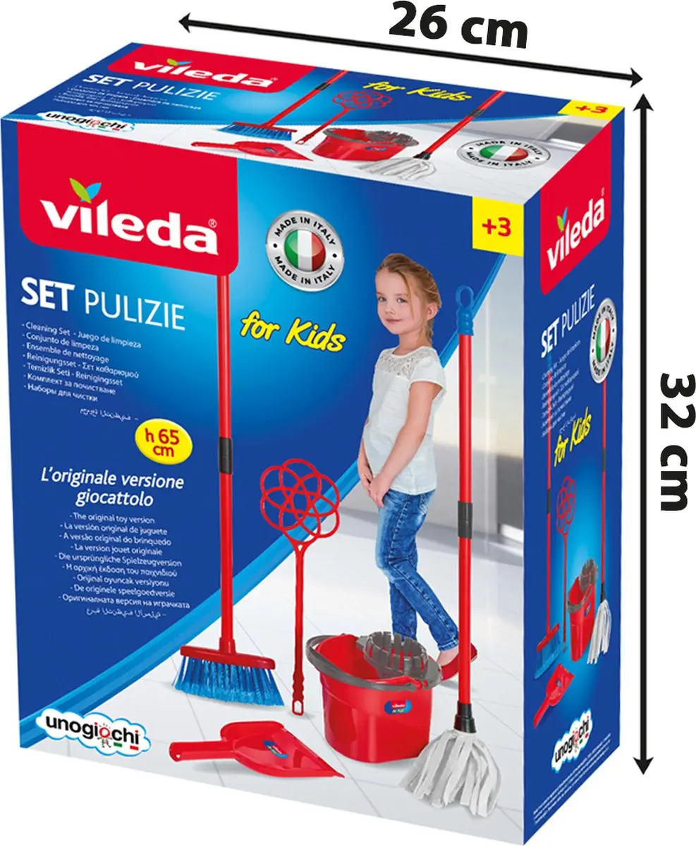 Vileda Kinder Schoonmaakset - Rood