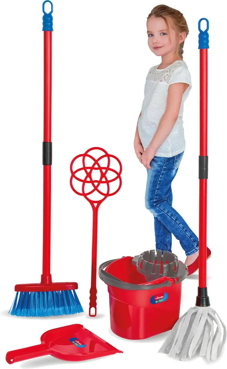 Vileda Kinder Schoonmaakset - Rood