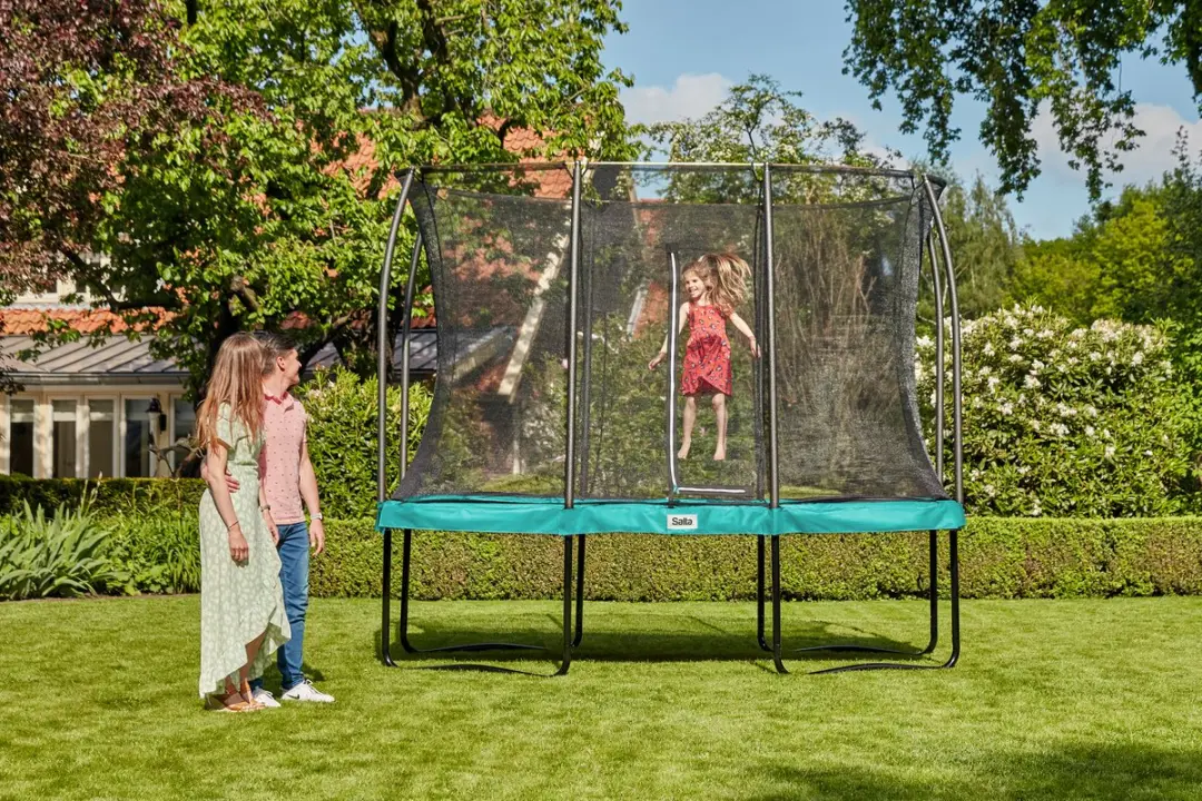 Salta Comfort Edition Trampoline 305x214cm - Groen - Veiligheidsnet