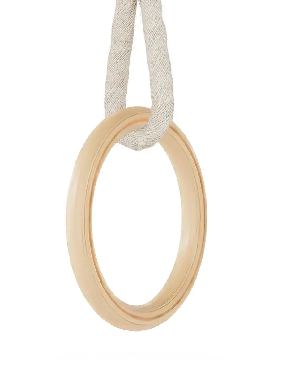 Salta Trapeze met Ringen - Hout - Verstelbaar