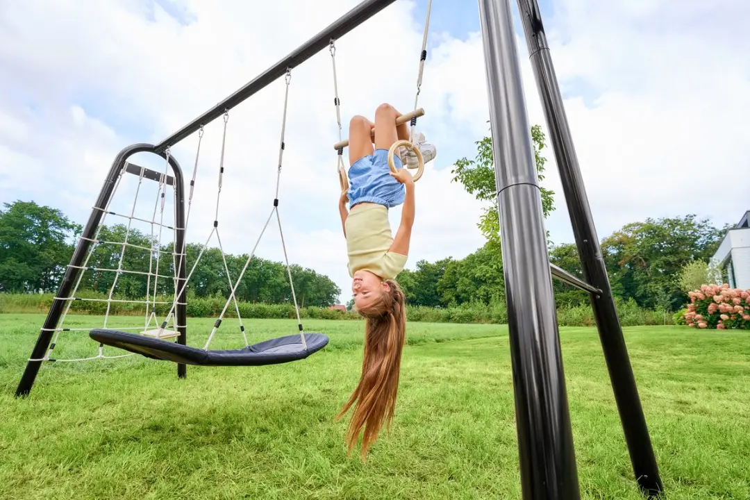 Salta Trapeze met Ringen - Hout - Verstelbaar