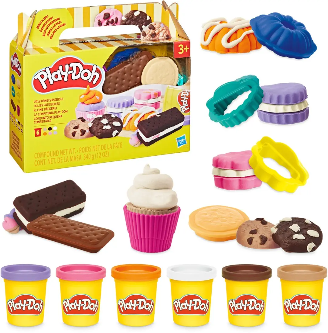 Play-Doh Bakkertje-speelset - 6 Stuks - Meerkleurig