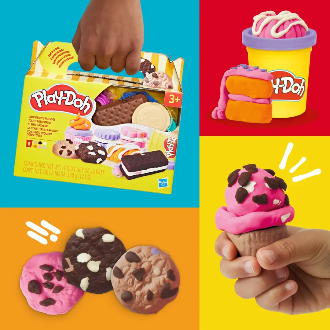 Play-Doh Bakkertje-speelset - 6 Stuks - Meerkleurig