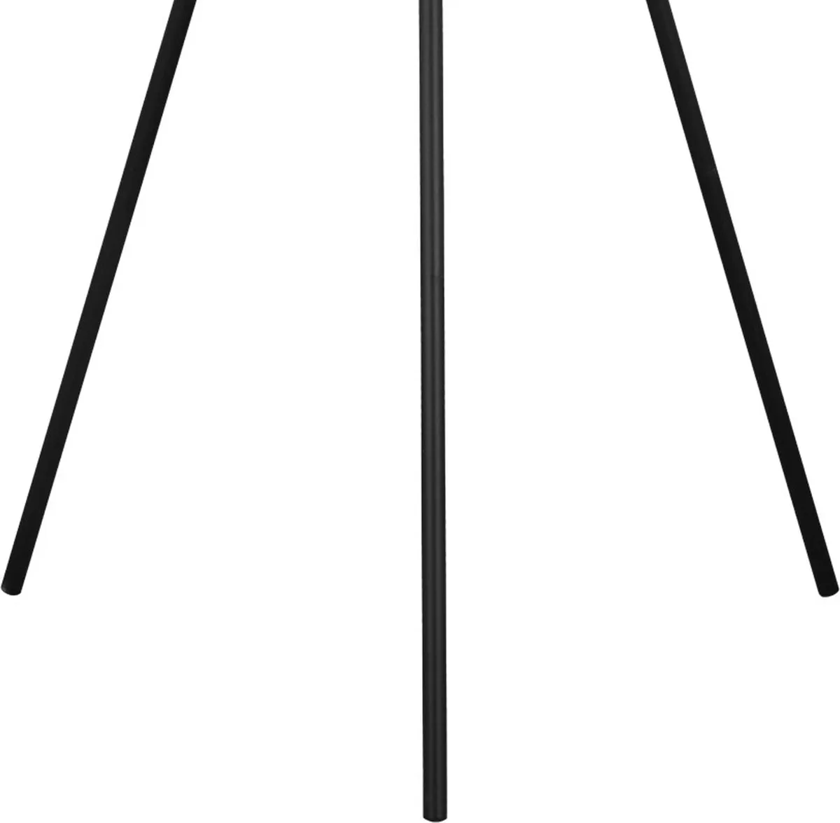 Eglo Bordesley Vloerlamp E27 - 139cm - Zwart/Hout