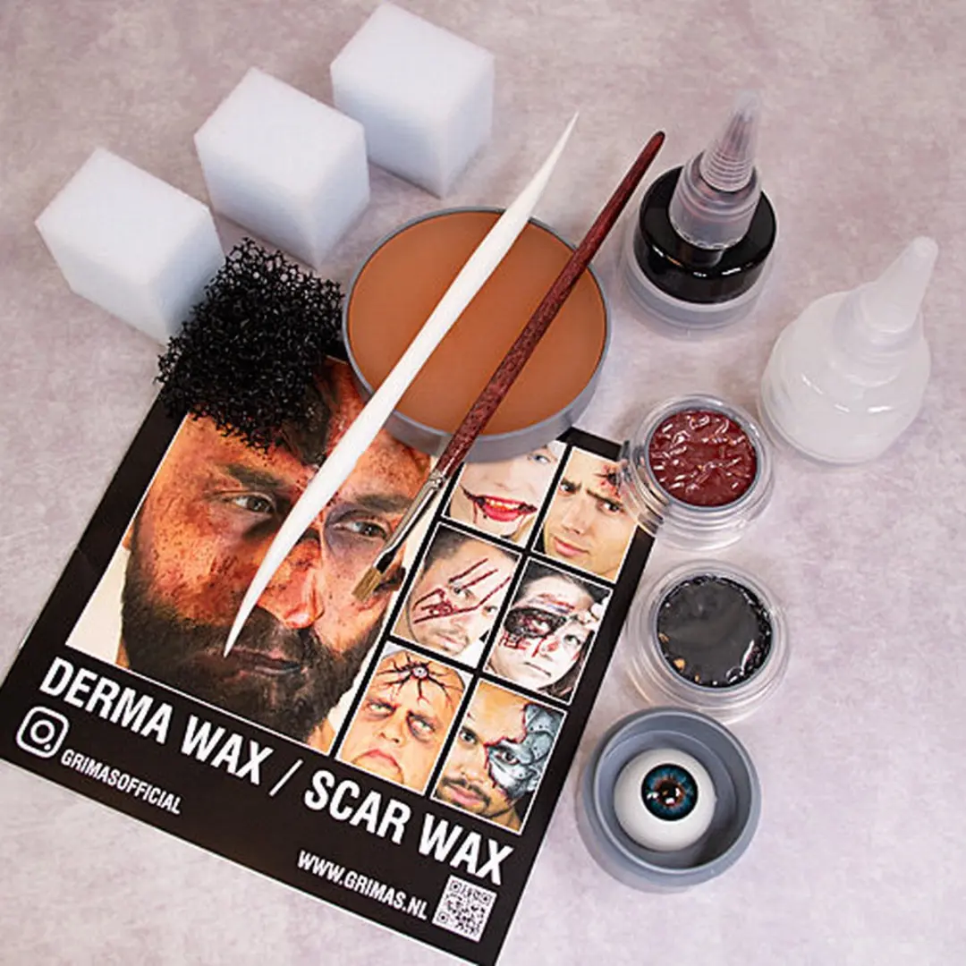 Grimas Derma Wax Set - Verwondingen Set met Oog