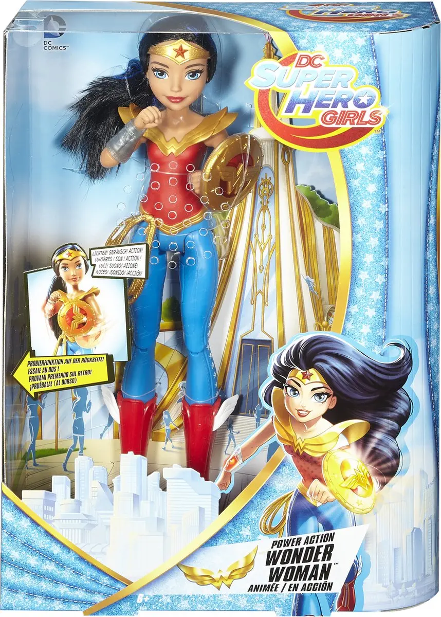 Mattel Wonder Woman DC Super Hero Girls Figuur - Blauw/Rood