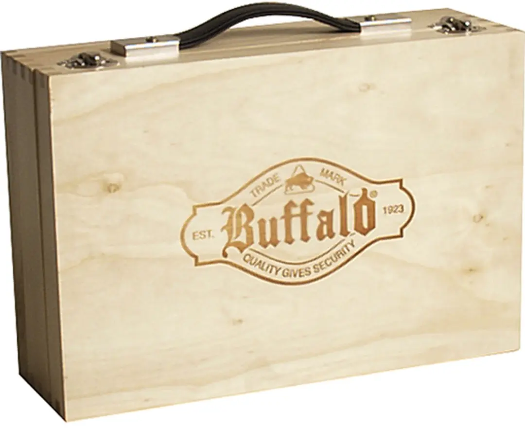 Buffalo Jeu de Boules Set Metaal 6 Stuks - Houten Doos