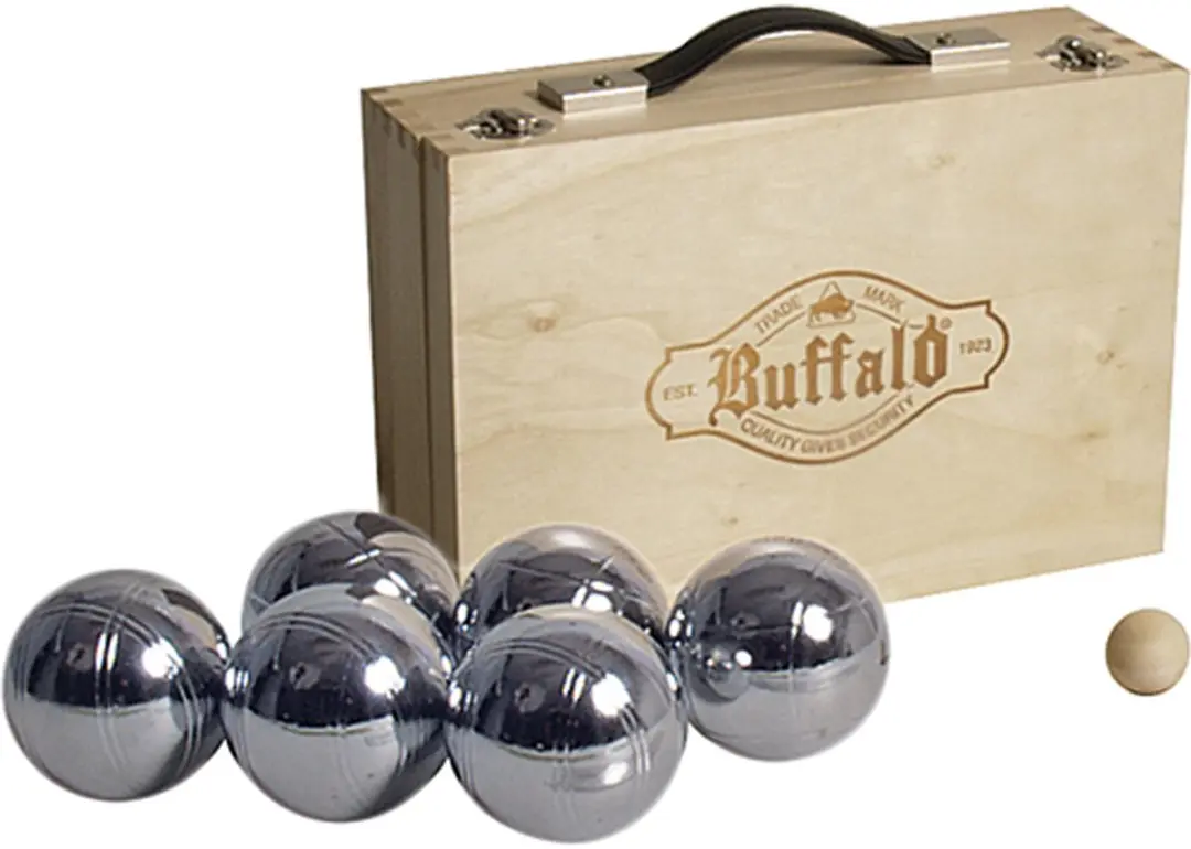 Buffalo Jeu de Boules Set Metaal 6 Stuks