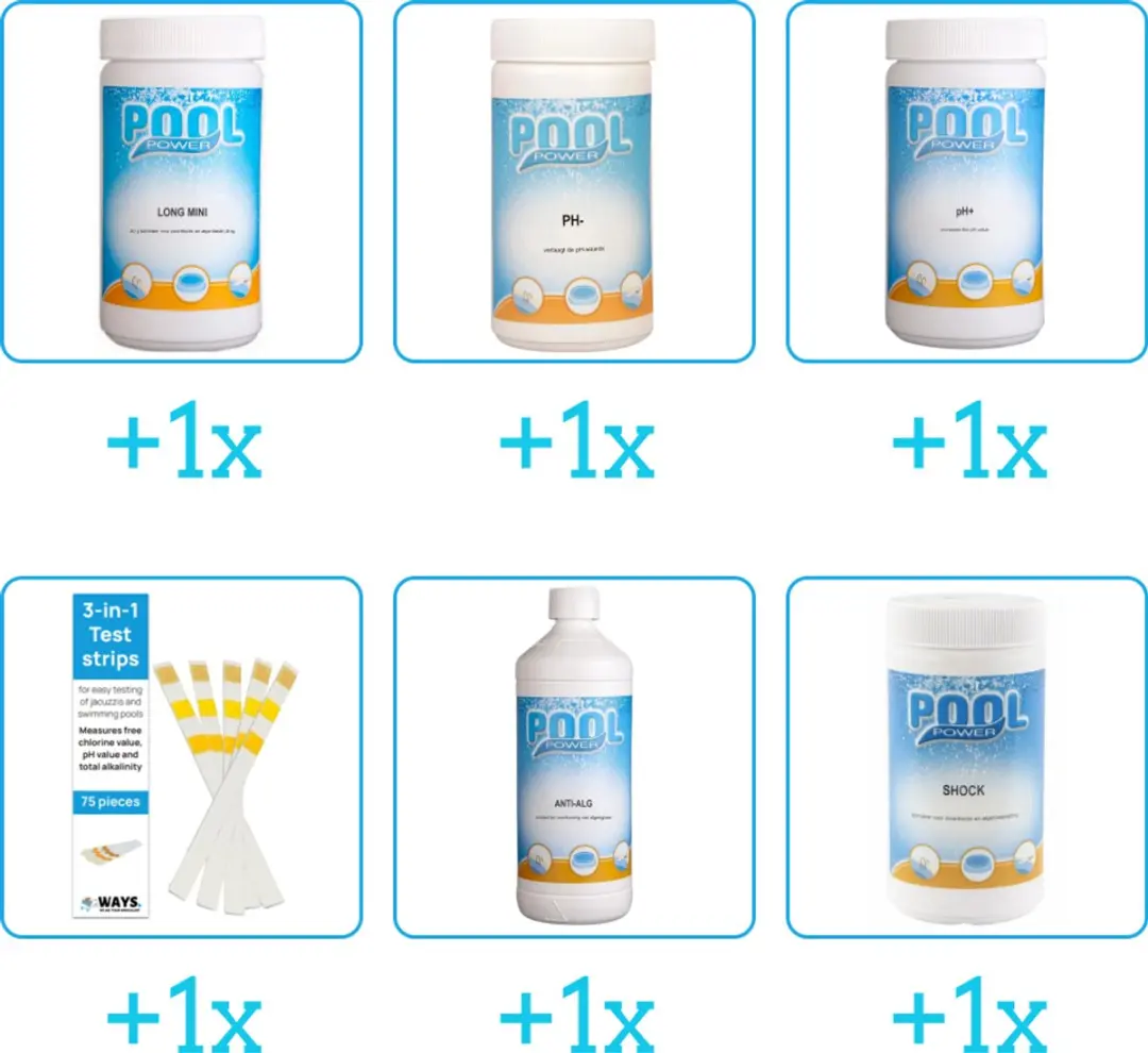 Pool Power Onderhoudspakket 6-delig