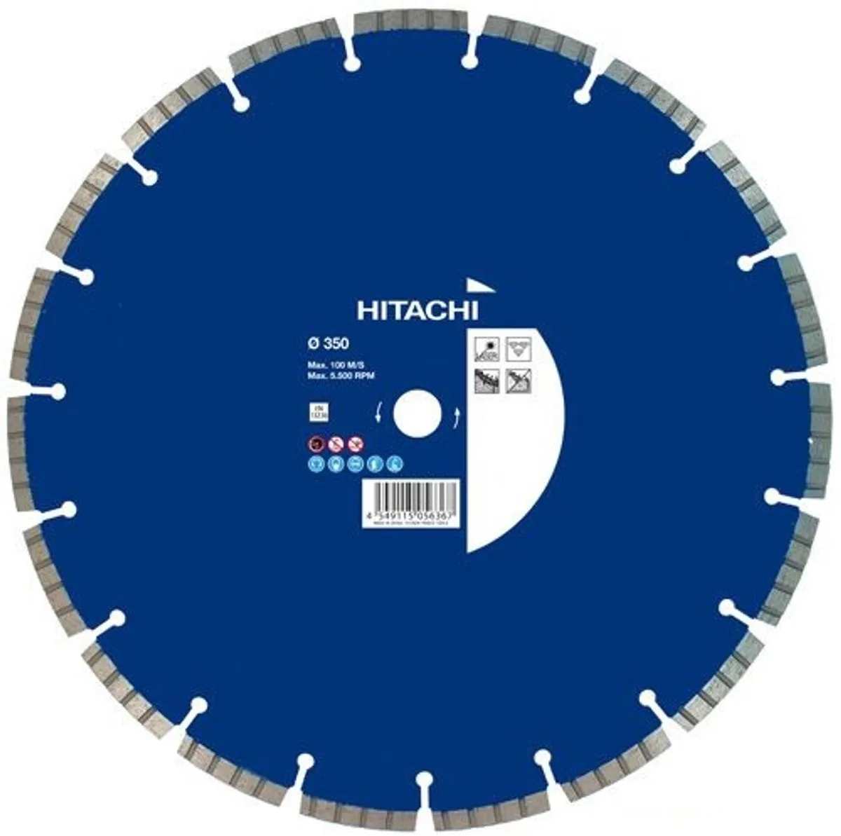Hikoki Diamant Zaagblad 350x20,0x10mm Concrete Standard Laser