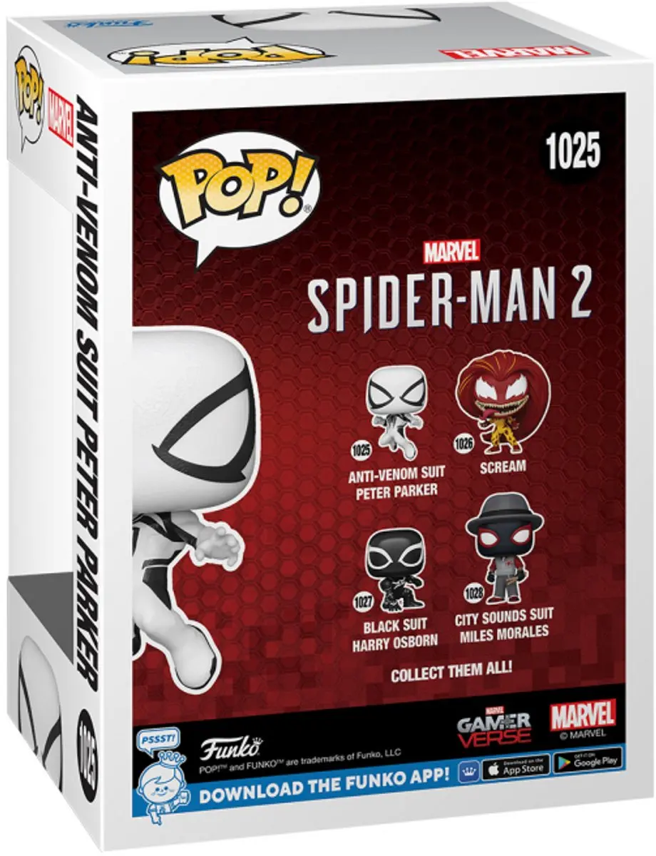 Funko Pop Games Spider-Man 2 Peter Parker Anti-Venom Suit #1025 - Multi