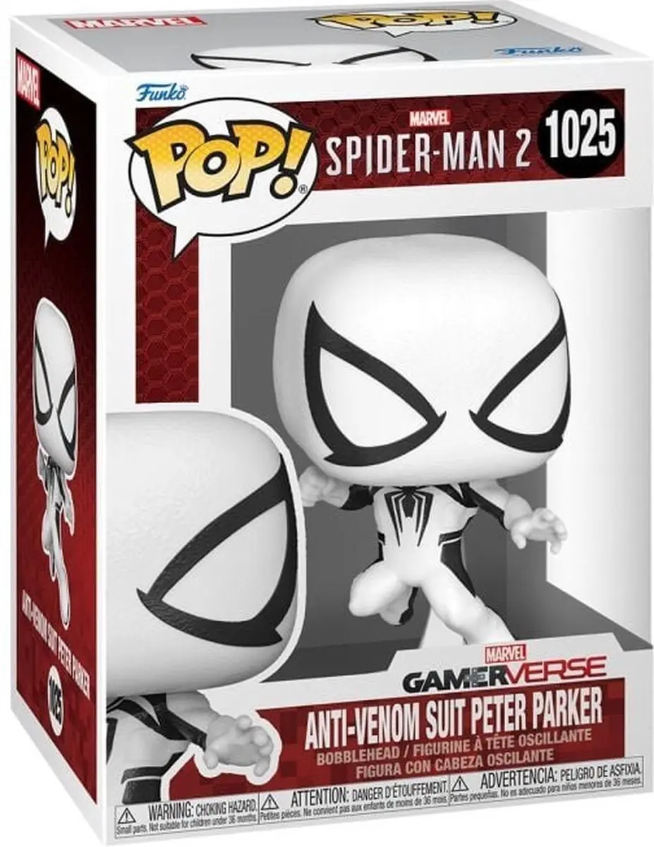 Funko Pop Games Spider-Man 2 Peter Parker Anti-Venom Suit #1025