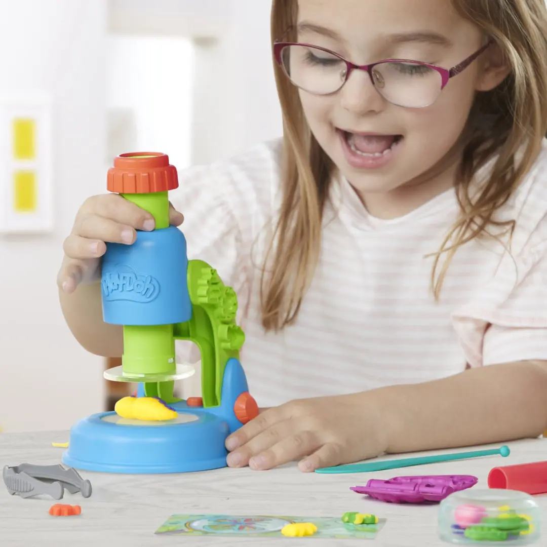 Play-Doh Microscoop Speelset - 5 Potjes Meerkleurig - afbeelding 6 van 6