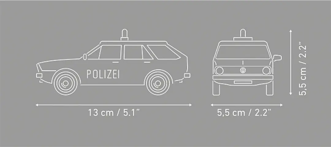 Cobi Volkswagen Passat B1 Variant Polizei - 116 Onderdelen
