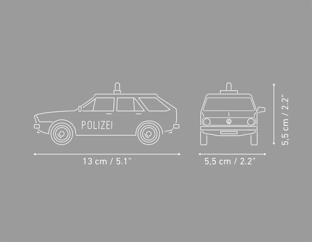 Cobi Volkswagen Passat B1 Variant Polizei - 116 Onderdelen