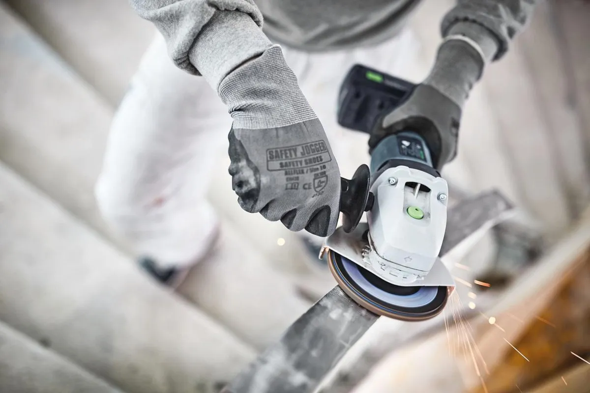 Festool AGC 18-125 Accu Haakse Slijper 18V - 2x Accu 5.0Ah
