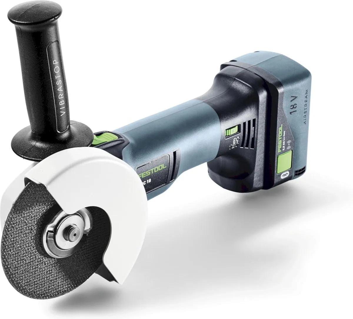 Festool AGC 18-125 Accu Haakse Slijper 18V - 2x Accu 5.0Ah