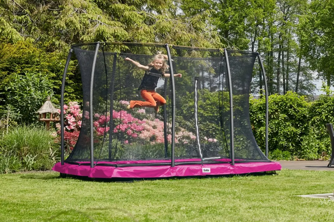 Salta Comfort Edition Ground Trampoline 214cm - Roze