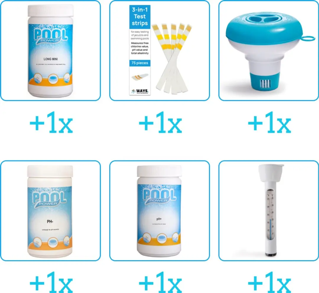 Pool Power Zwembad Onderhoudspakket 6-delig