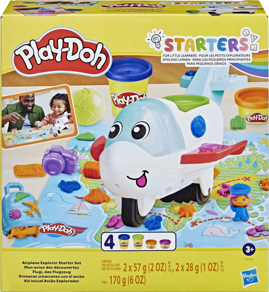 Play-Doh Airplane Explorer Starter Set - 8 Stuks