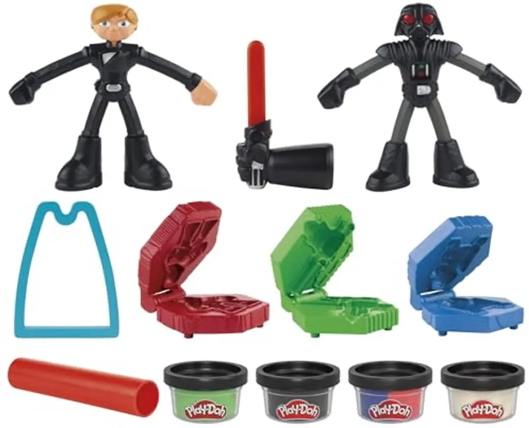 Play-Doh Star Wars Met Lightsaber Boerseerklei - 4 Stuks - afbeelding 6 van 6