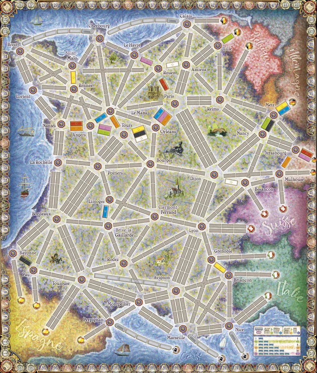 Days of Wonder Ticket to Ride France/Old West - 2-5 Spelers