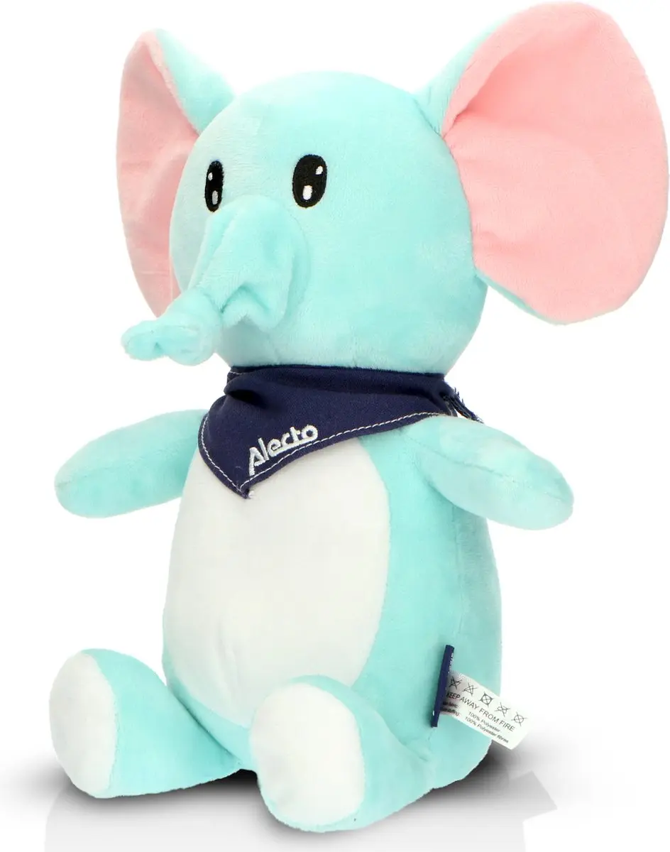 Alecto BC350 Knuffel Olifant Nachtlampje - Blauw