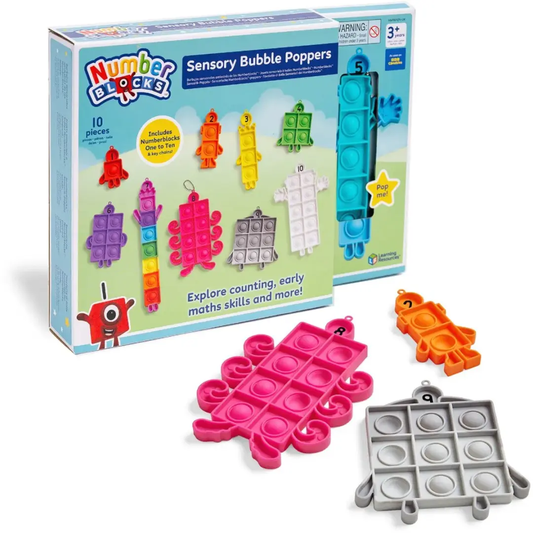 Learning Resources Numberblocks Sensory Bubble Poppers