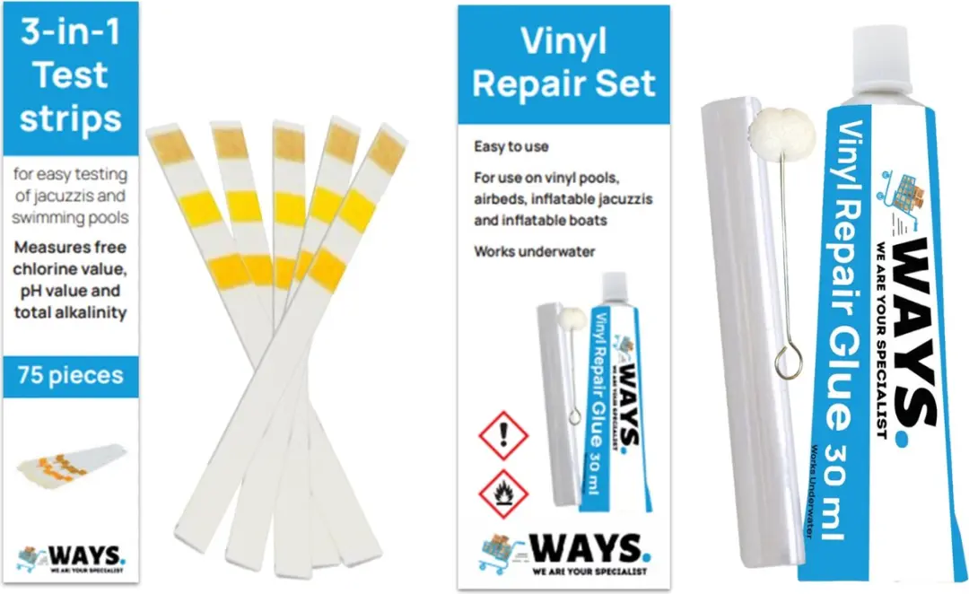 Pool Improve Comfortpool Glasparels 80kg - WAYS Scrubborstel