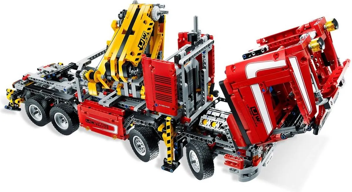 LEGO Technic Kraanwagen 8258 - 1877 Stukken - Rood