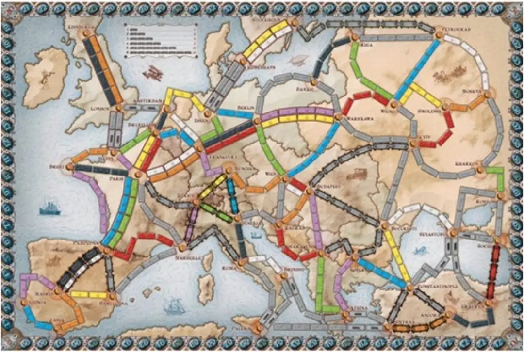 Days of Wonder Ticket to Ride Europa & Nederland Uitbreiding - 2 Stuks