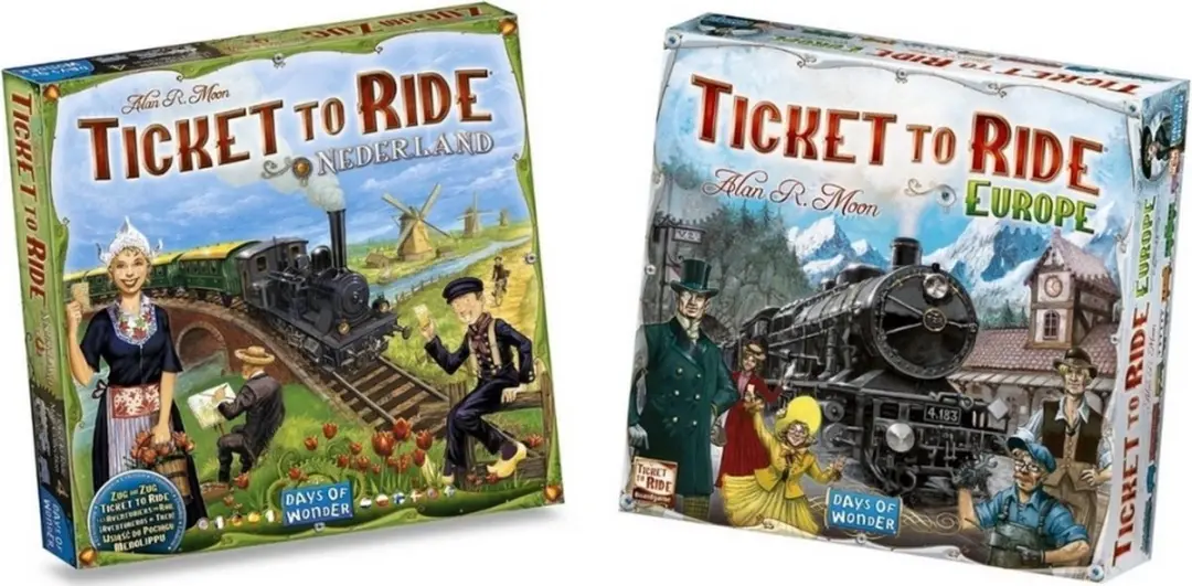 Days of Wonder Ticket to Ride Europa & Nederland Uitbreiding