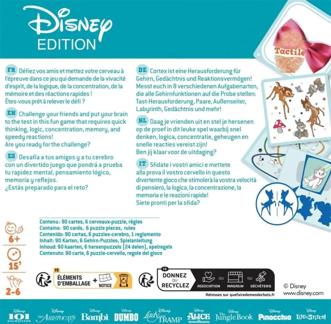 Zygomatic Cortex Challenge KIDS Disney Edition Kaartspel