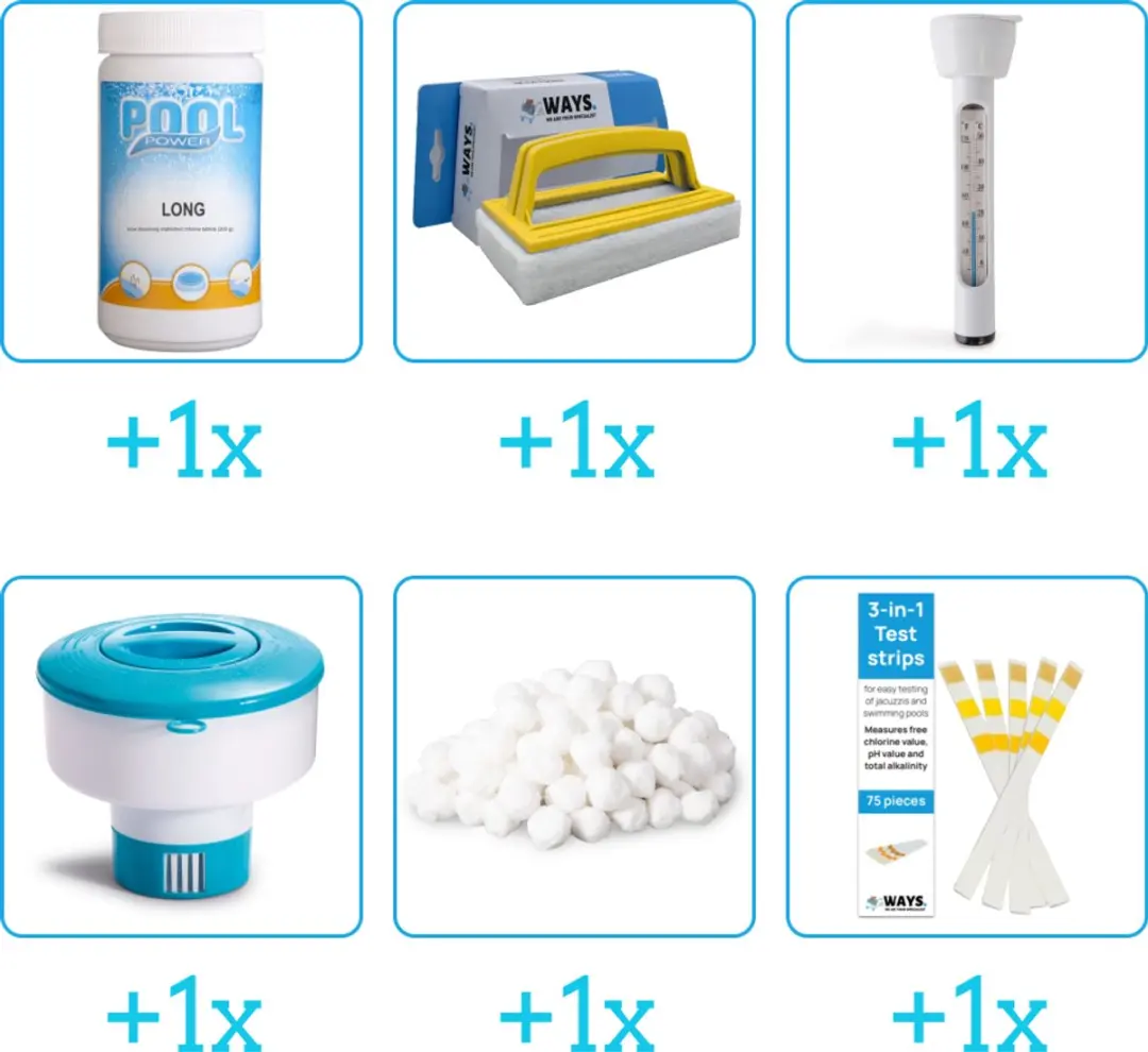Pool Power Onderhoudspakket 6-delig