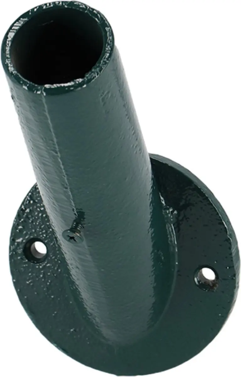 Esschert Design Vlaggenstokhouder Gietijzer Groen - 18cm