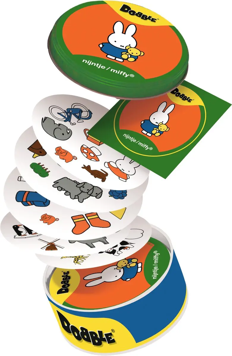 Zygomatic Dobble Nijntje/Miffy Kaartspel - 3558380130949
