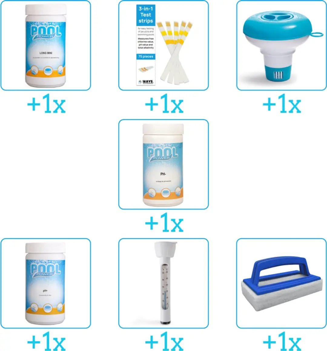 Pool Power Zwembad Onderhoudspakket 7-delig