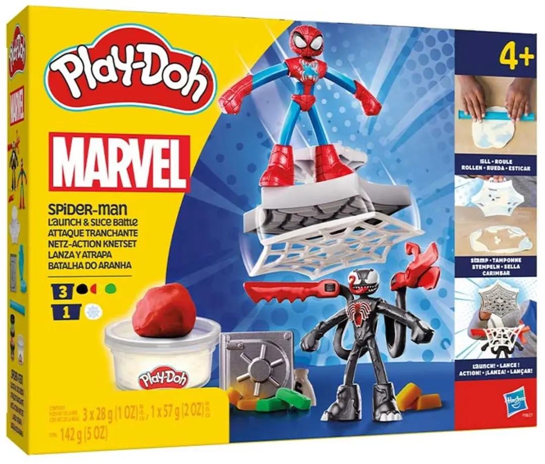 Play-Doh Marvel Spider-Man Werp en Snij Speelset