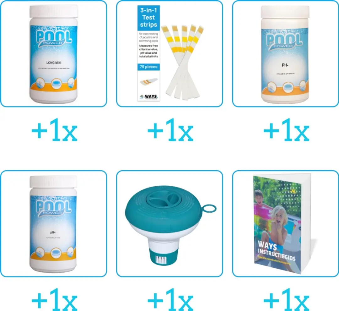 Pool Power Zwembad Onderhoudspakket 6-delig
