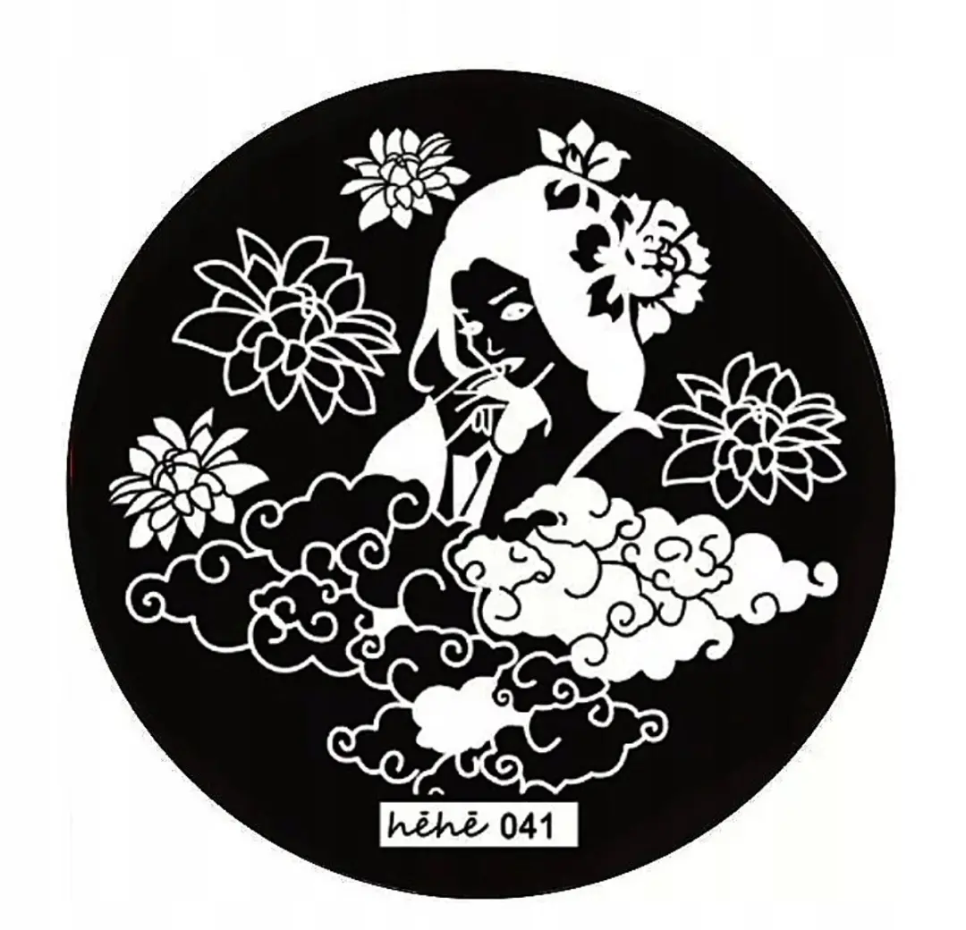 Born Pretty Nagelstempel Geisha Blik 5,6 cm