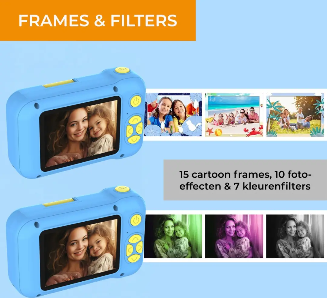 Denver KCA1351 Kindercamera - 40MP Full HD - Blauw