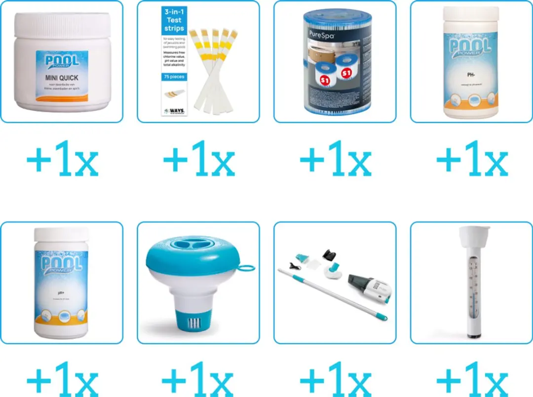 Pool Power Zwembad Onderhoudspakket 8-delig